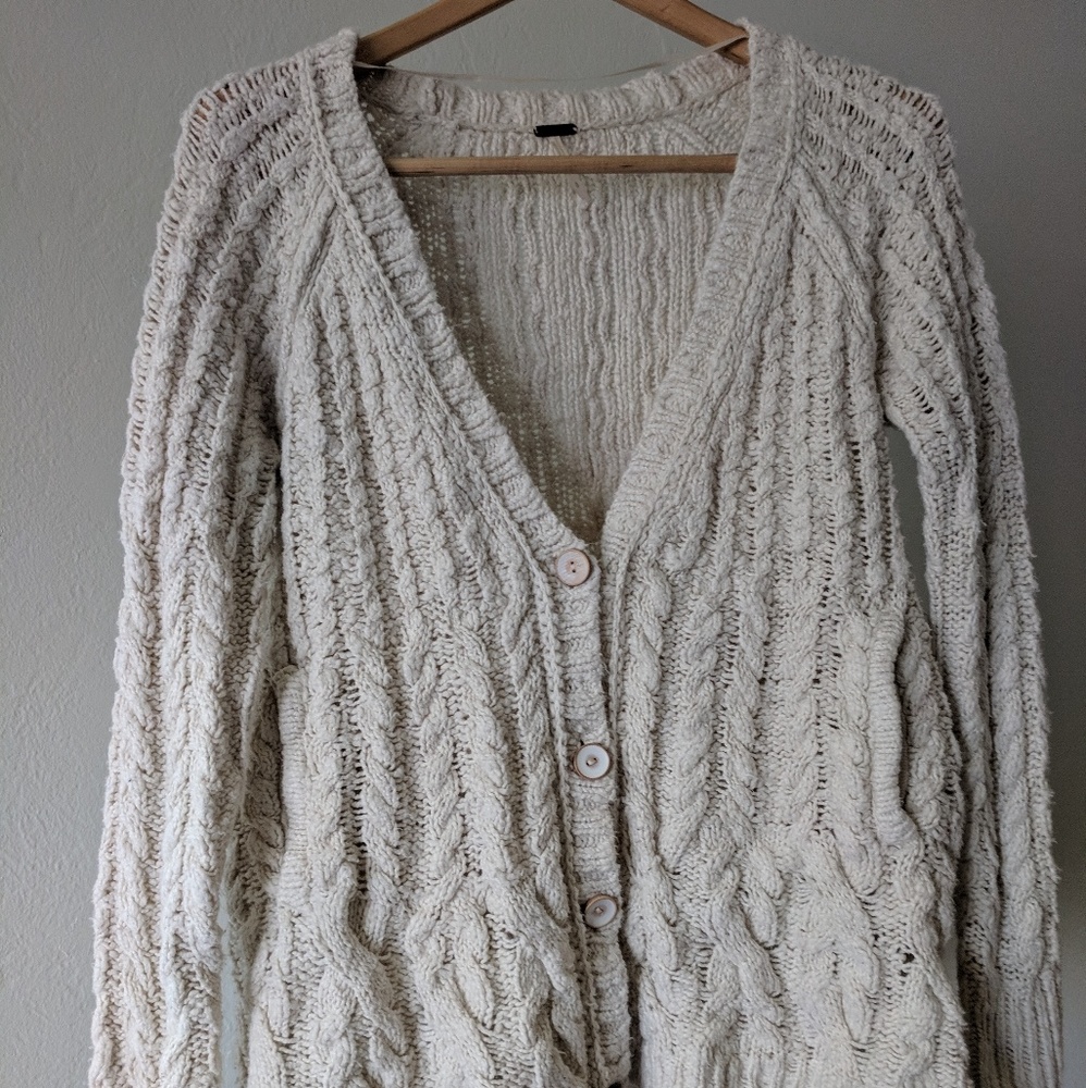 Off White Free People sweater